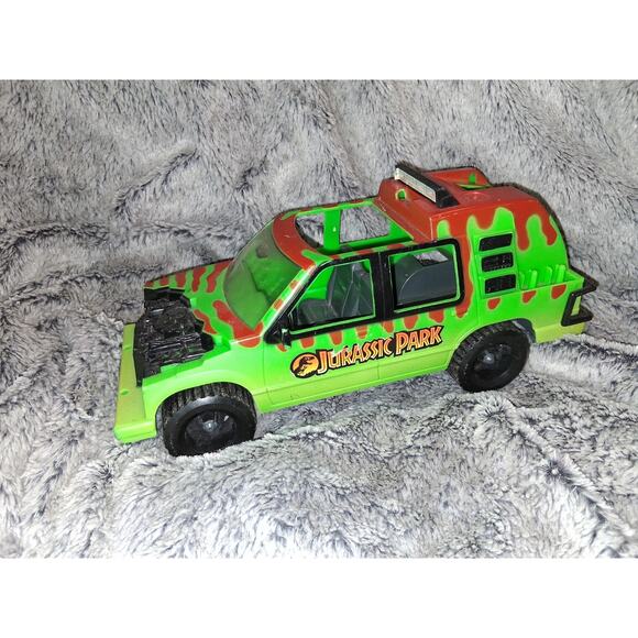 Jungle Explorer Jeep - Jurassic Park The Lost World 1993 Kenner Vtg Toy Vehicle - Picture 1 of 9